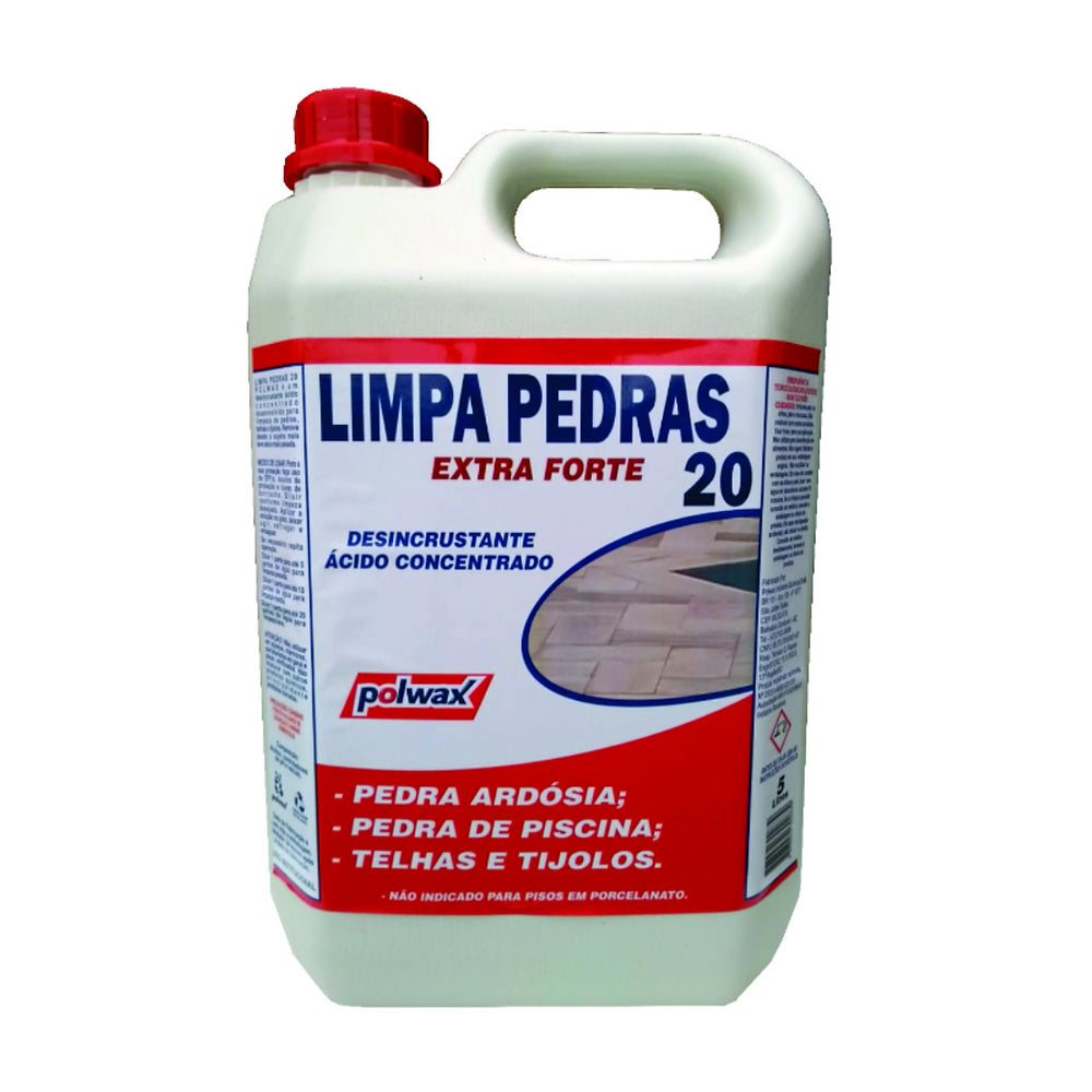 Desincrustante Ácido Limpa Pedras 5L Polwax
