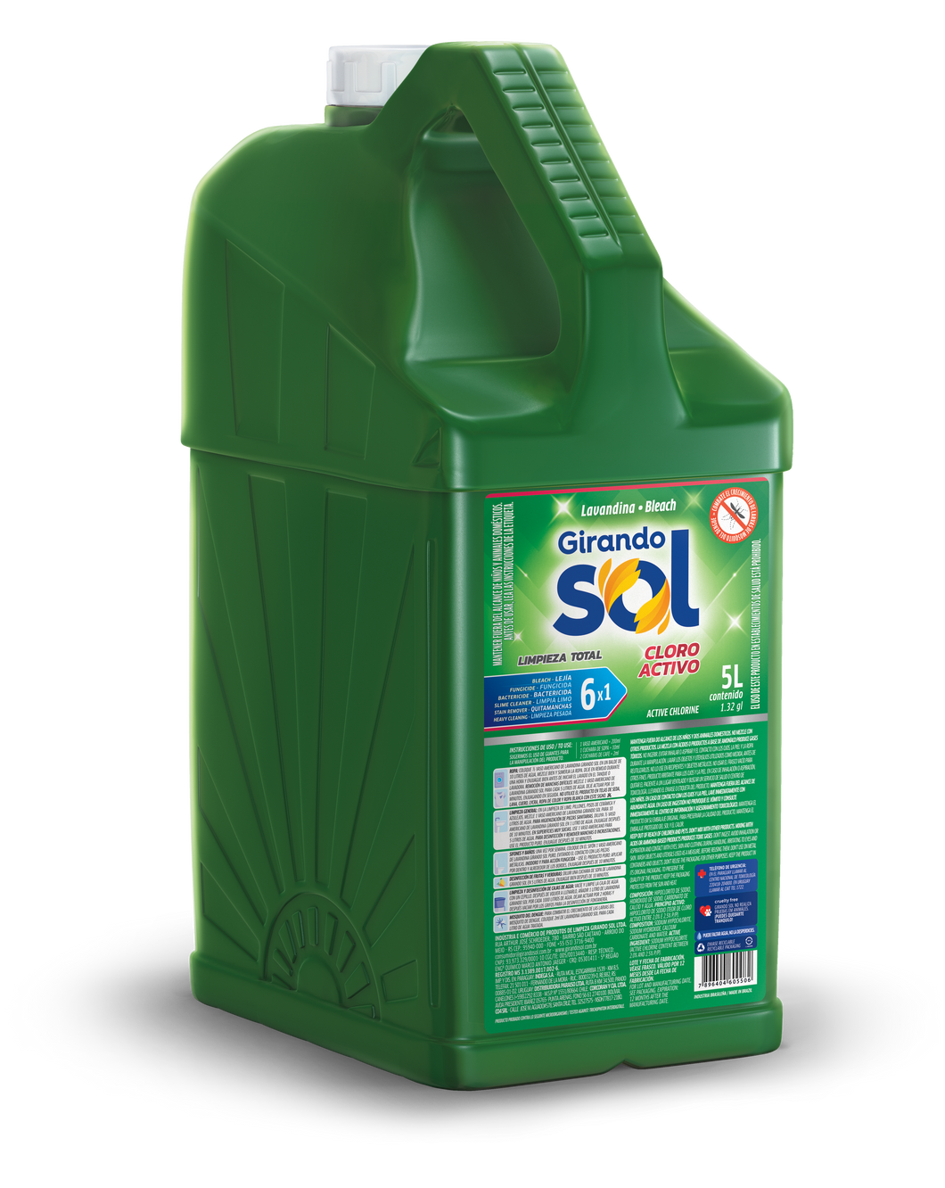 Água Sanitária 5L Girando Sol