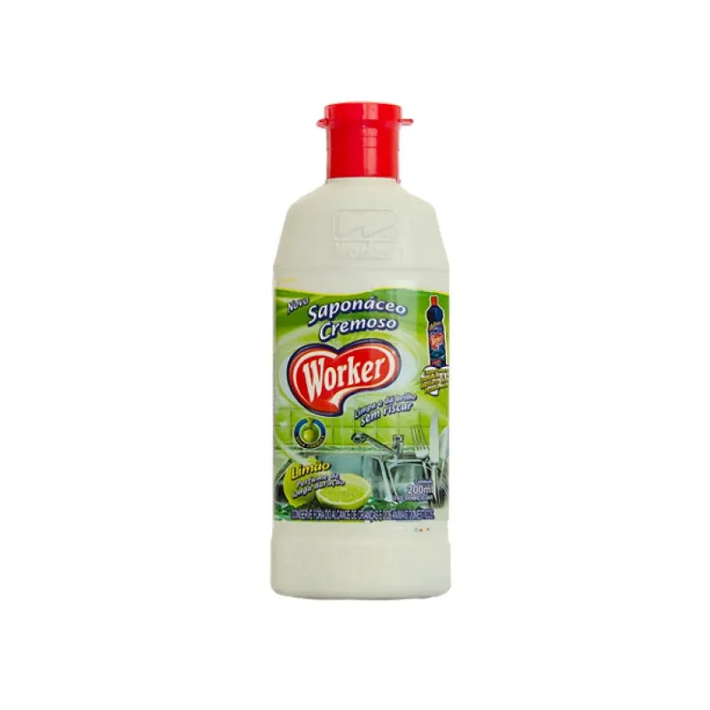 Saponáceo cremoso Worker limão 200ml