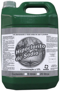 Hipoclorito De Sódio 12% Marqui 5L