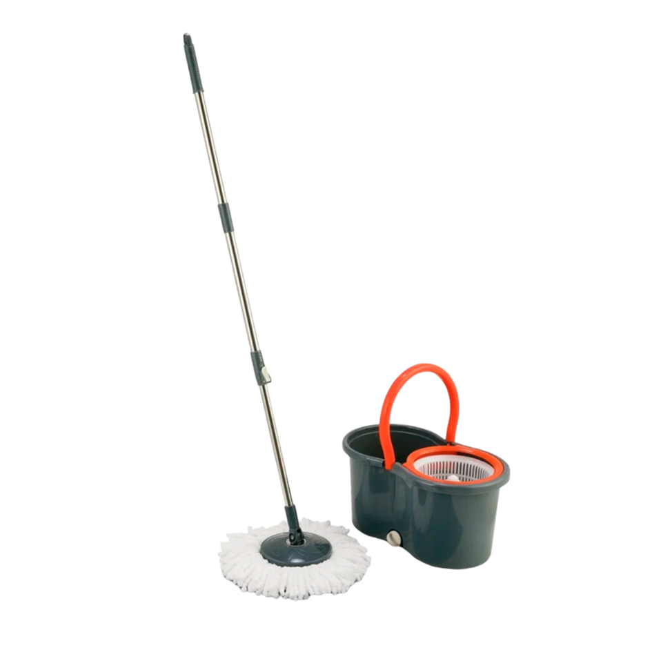 Balde Centrífuga Slim c/ Mop Microfibra SuperPro