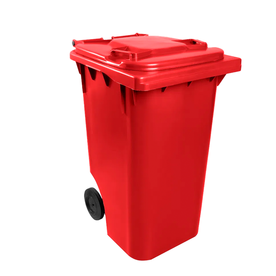 Carro Coletor 240L c/ Roda Borracha Lar Plásticos