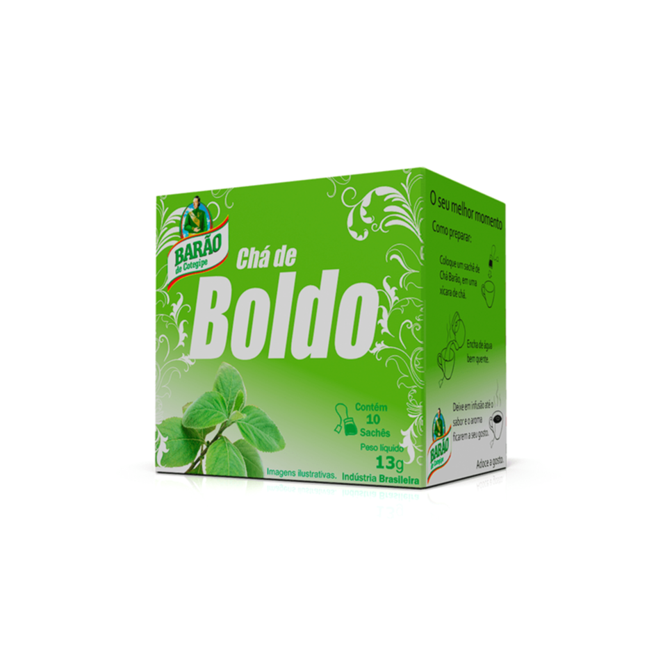Chá Boldo 13g c/ 10 BARÃO