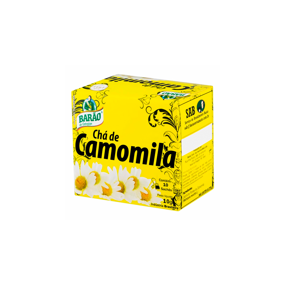Chá Camomila 10g c/ 10 BARÃO