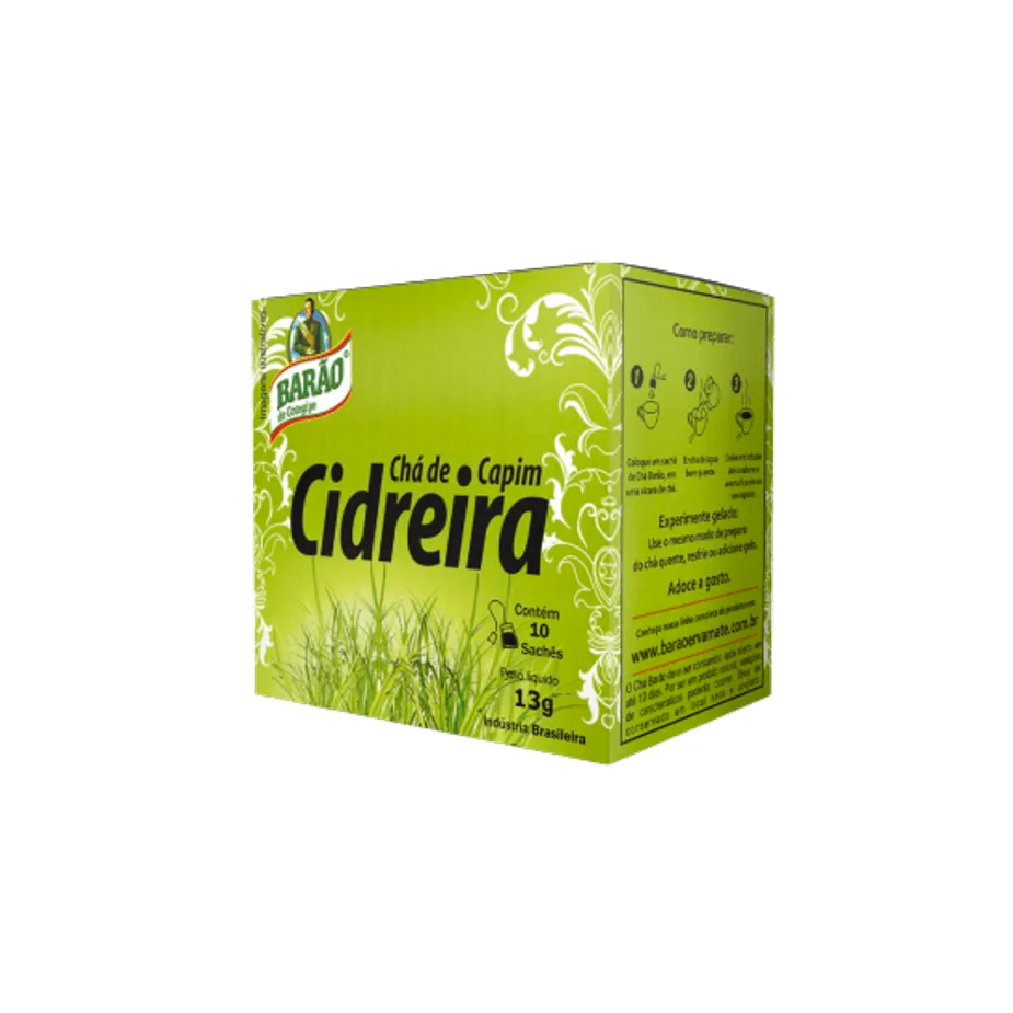 Chá Capim Cidreira 13g c/ 10 BARÃO
