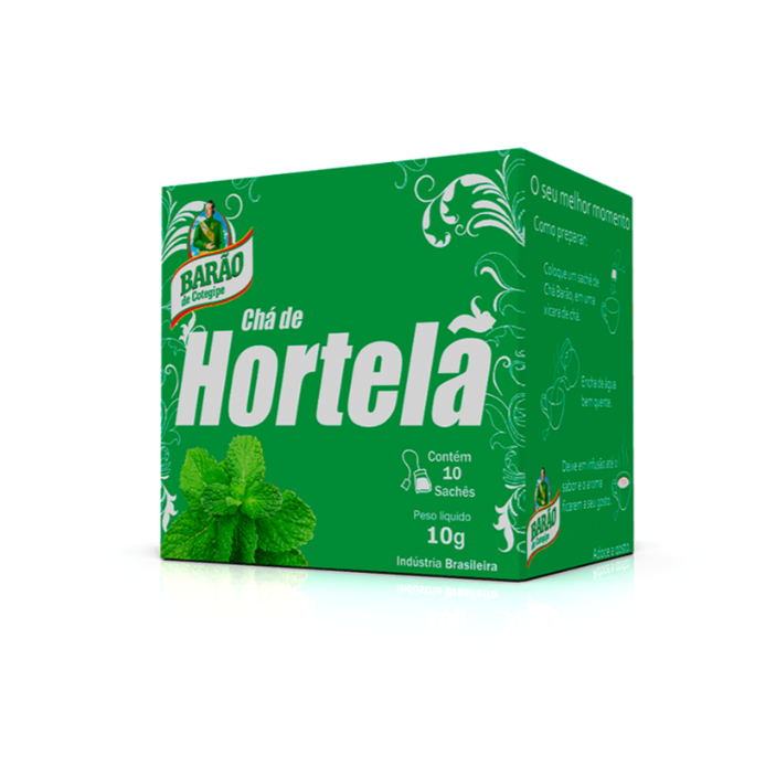 Chá Hortelã 10g c/ 10 BARÃO