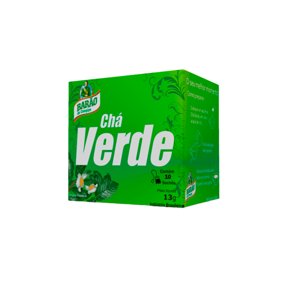 Chá Verde 13g c/ 10 BARÃO