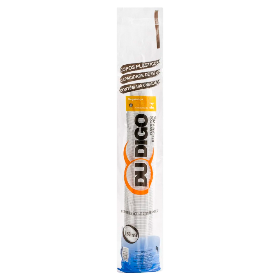 Copo Descartável PS 150ml c/ 100 DUDIGO