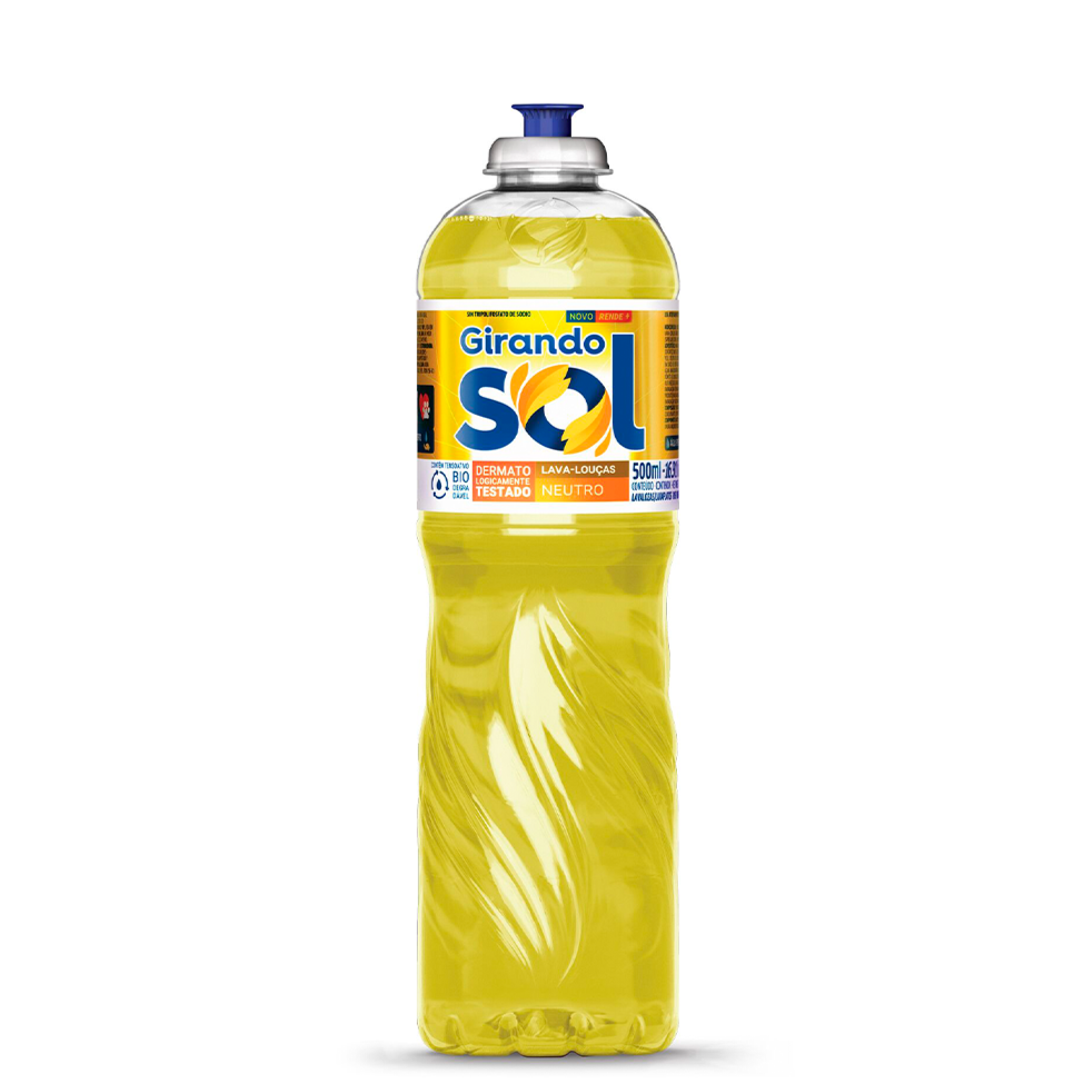 Detergente Lava Louça 500ml Girando Sol