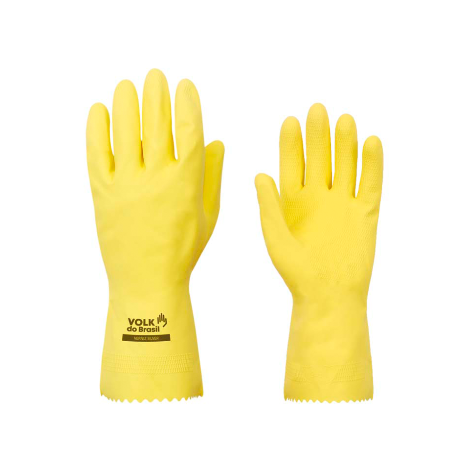 Luva Verniz Slim Volk Amarelo