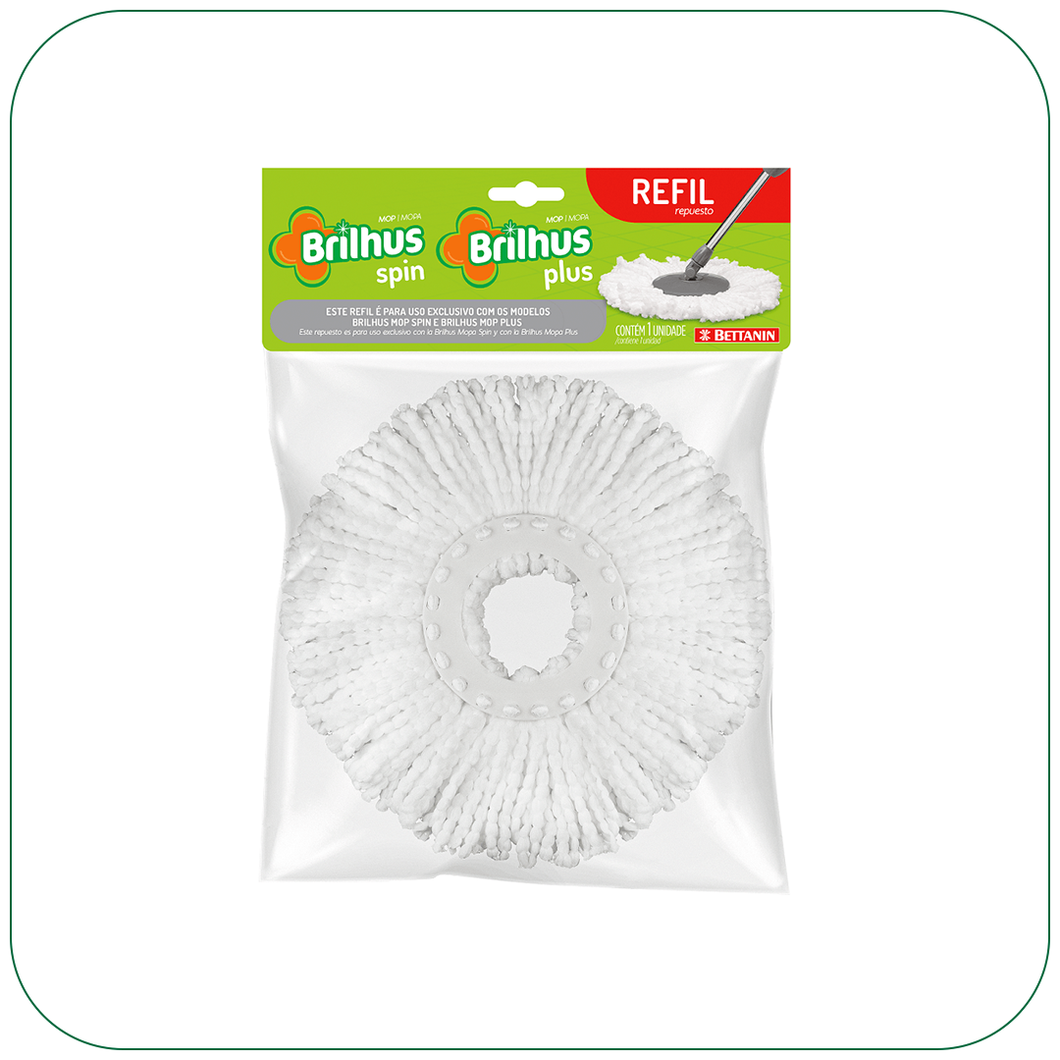 Refil Mop p/ Balde Centrífuga Brilhus